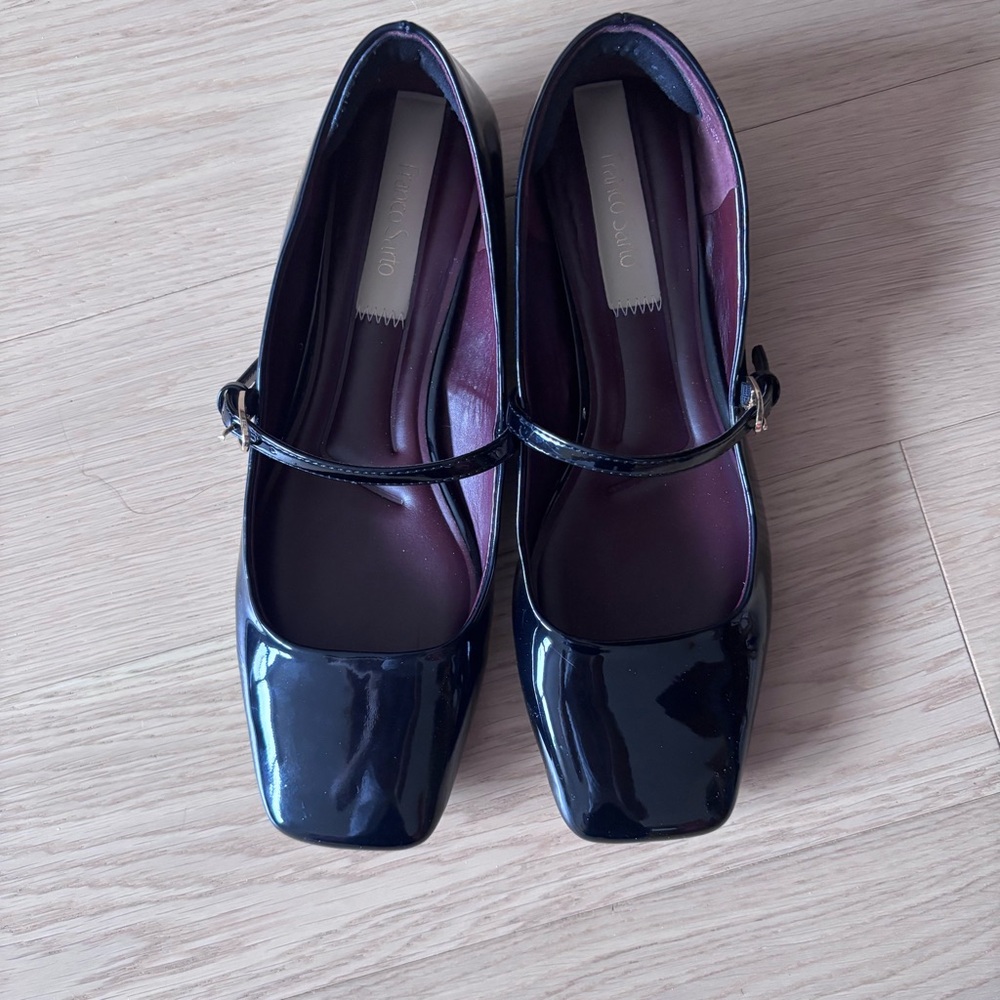 Franco Sarto Tinsley Black Patent Mary Jane Size 8 - Picture 5 of 6